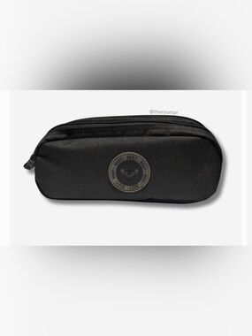 Roxy Black Pencil case  with Logo Patch
